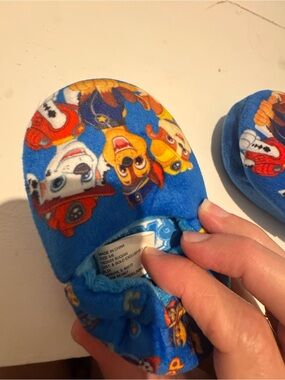 Paw Patrol Blue Kids Slippers with Character Print